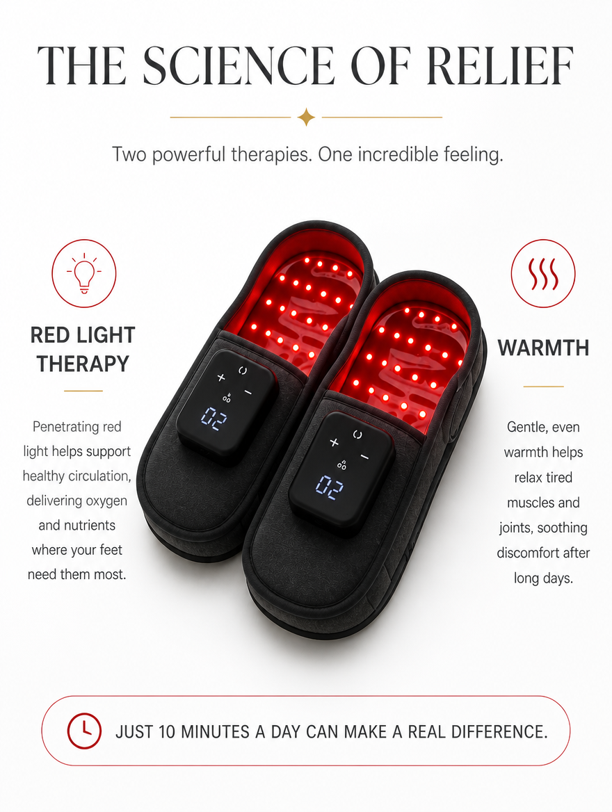 Sootha™ Red Light Slippers